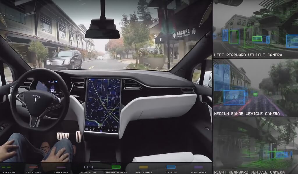 Tesla Demonstriert, Wie Ein Selbstfahrendes Model X Mit Der Neuen ...