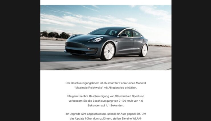 model 3 boost