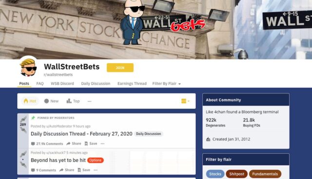 reddit wallstreetbets