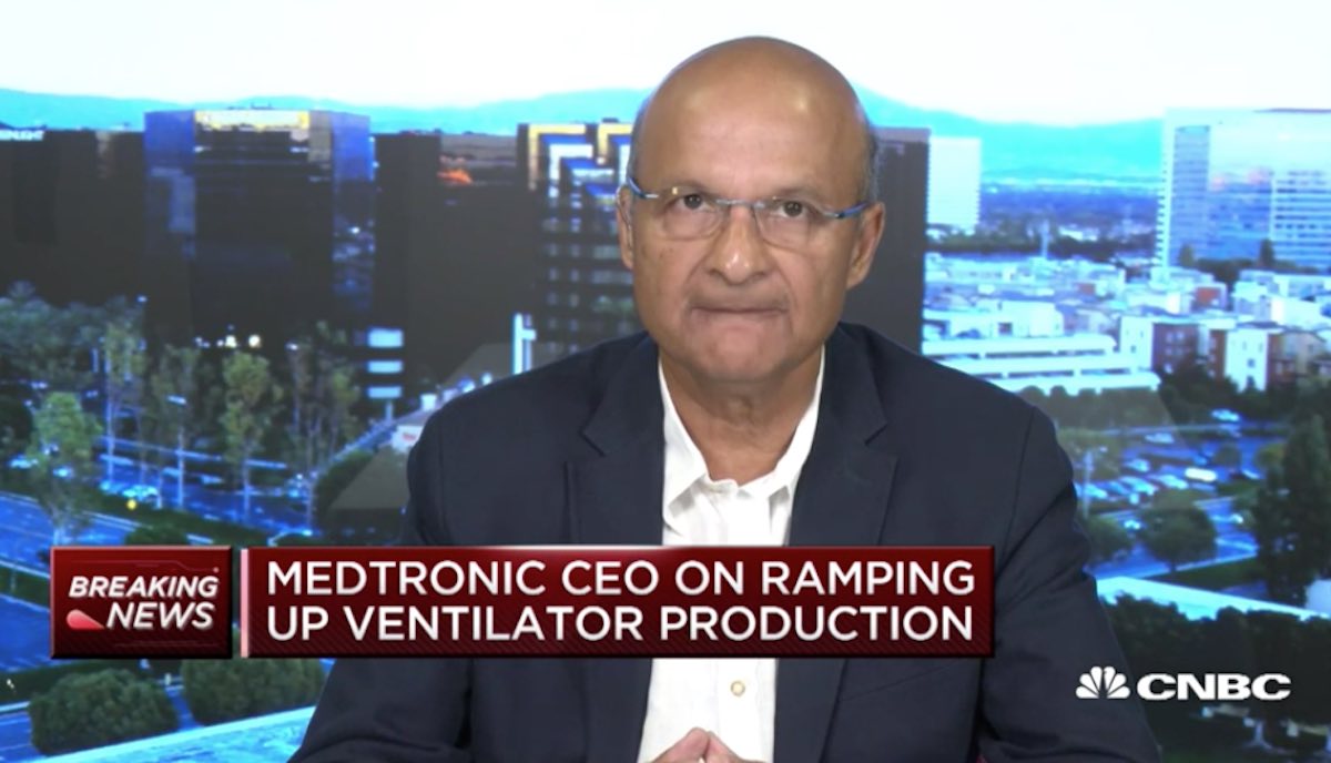 medtronic omar ishrak cnbc