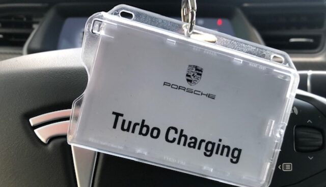 porsche turbo charging tesla