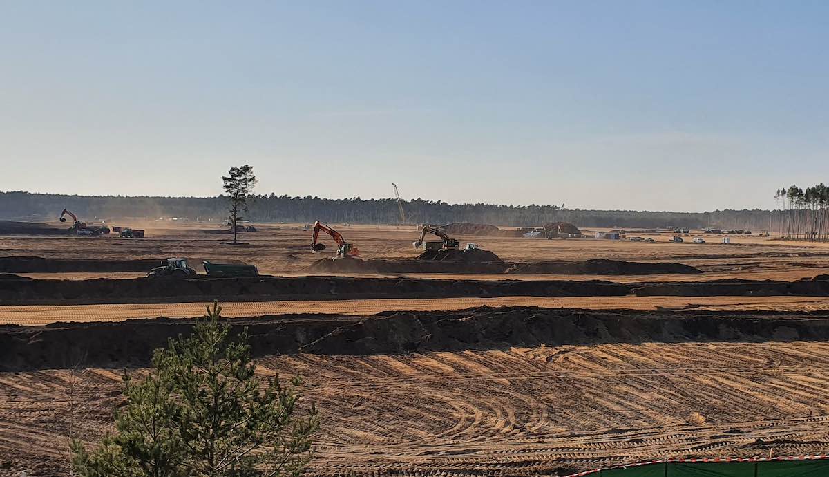 tesla gigafactory grünheide bau 250320