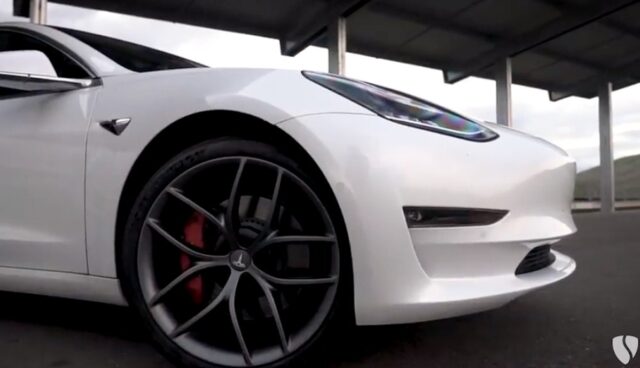 tesla model 3 performance track package felge