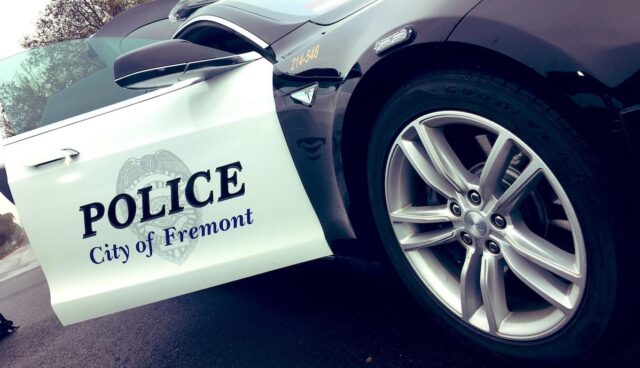 tesla model s fremont police