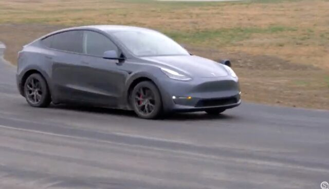 tesla model y performance track