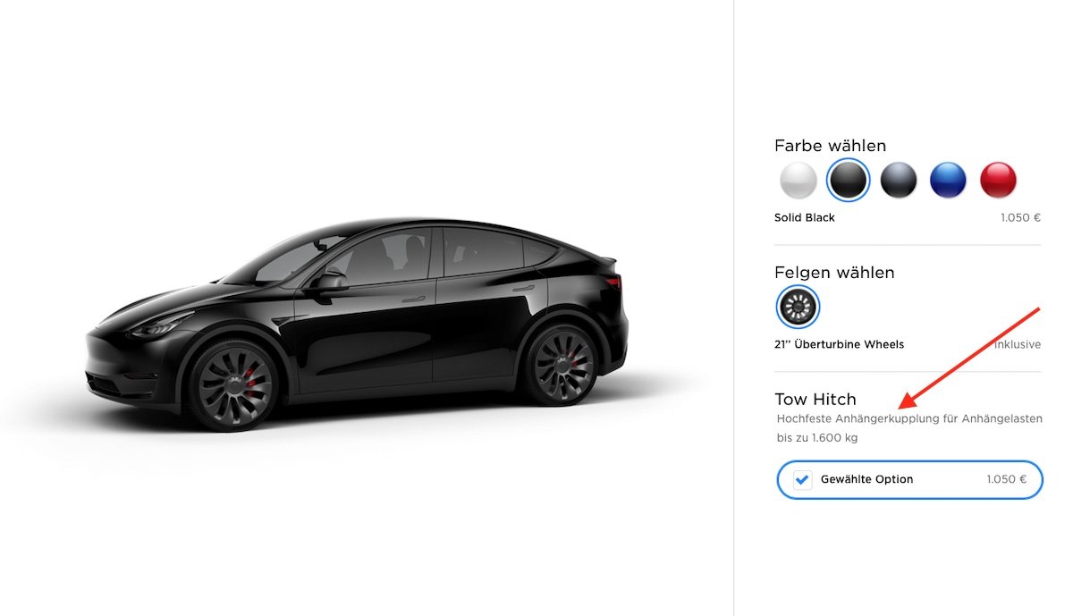 Tesla Anhängerkupplung Unterschiede pro Modell - Teslawissen