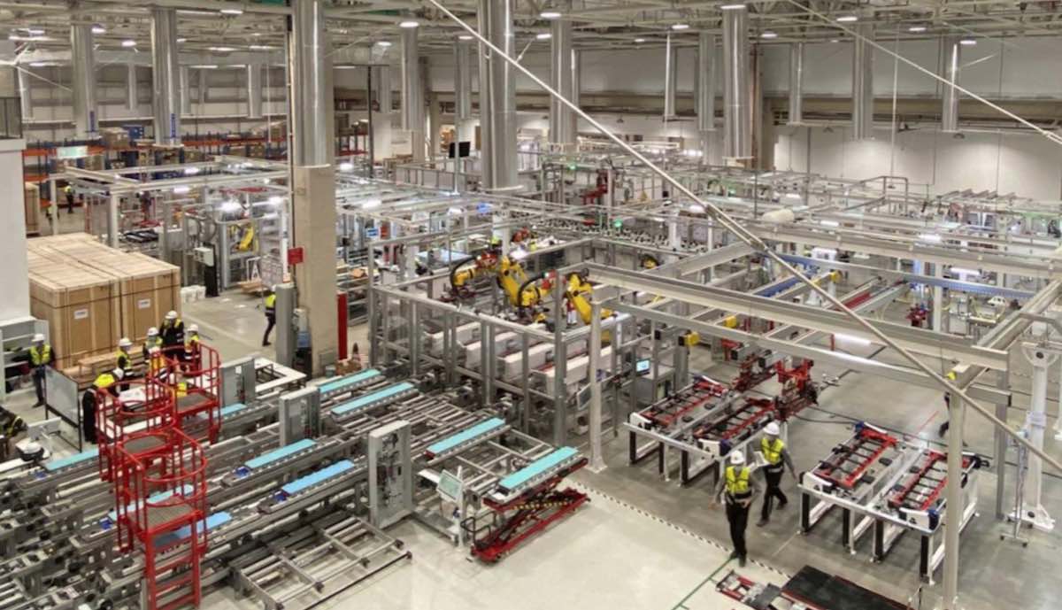 tesla gigafactory china akku anlagen