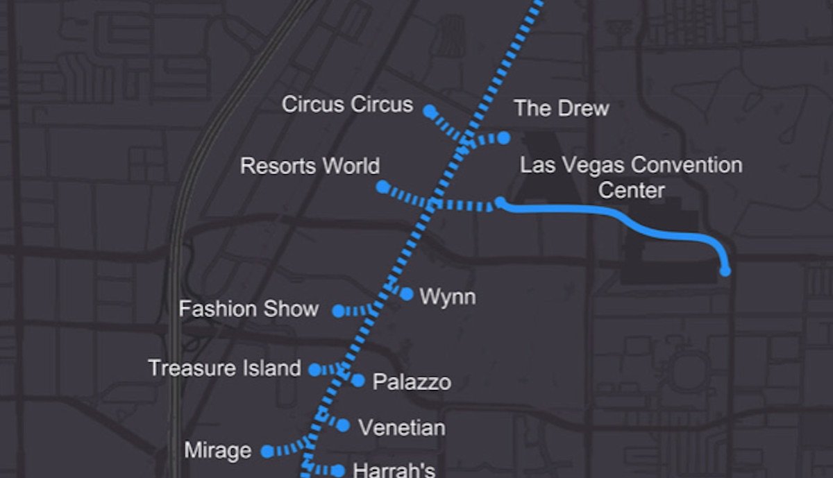 Tesla Tunnel Las Vegas Map