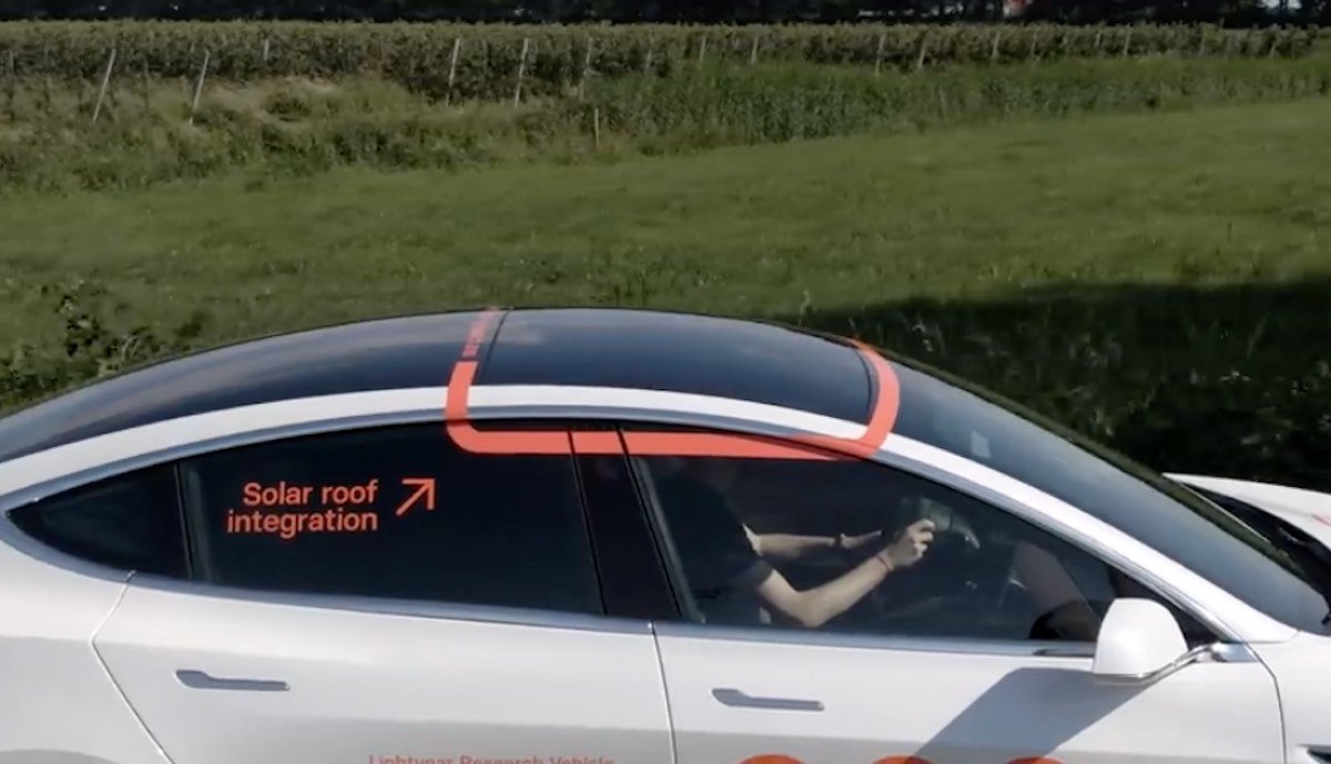 Tesla Model 3 mit PV-Dach als Test für Solar-Elektroauto >