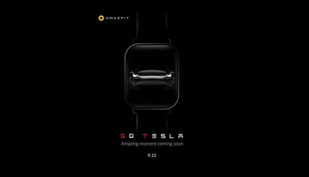 huami smartwatch tesla