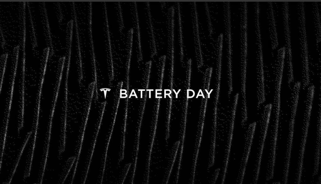 tesla battery day logo folien