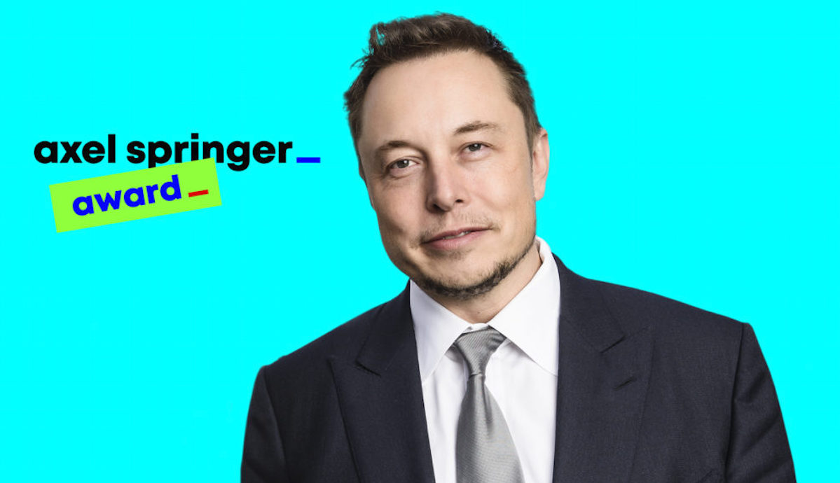 elon musk axel springer award