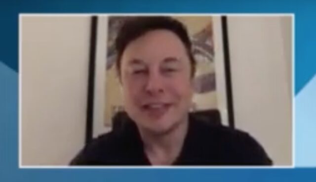 tesla elon musk interview batterie konferenz eu