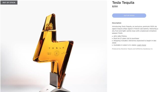 tesla tequila shop