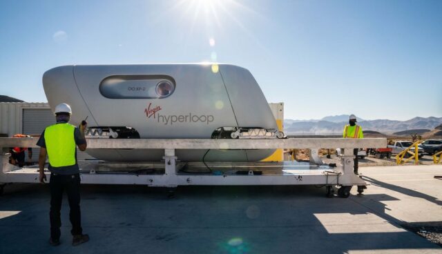 virgin hyperloop personen erste fahrt