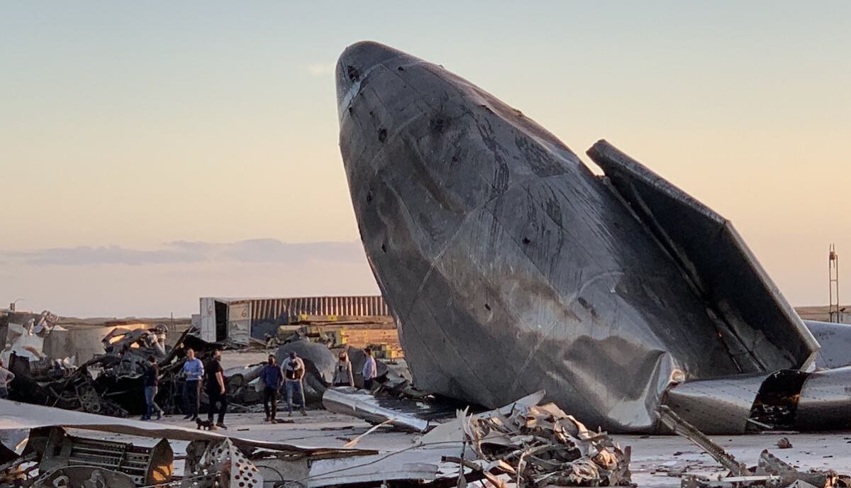 spacex sn8 truemmer musk