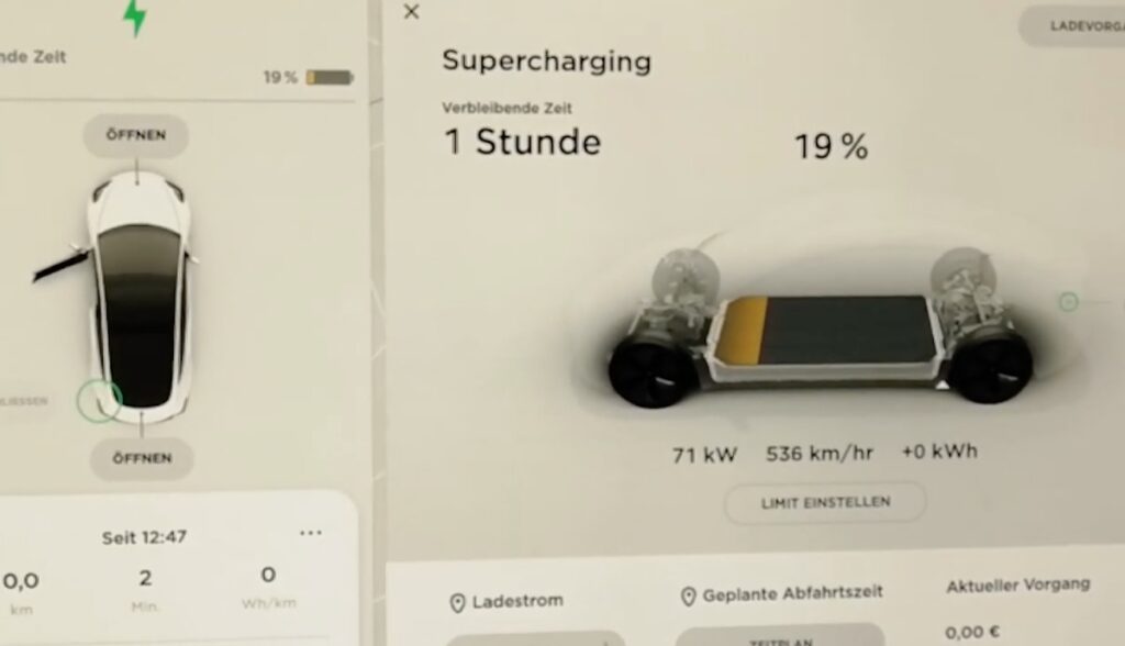 tesla model-3 sr+ china ladeleistung