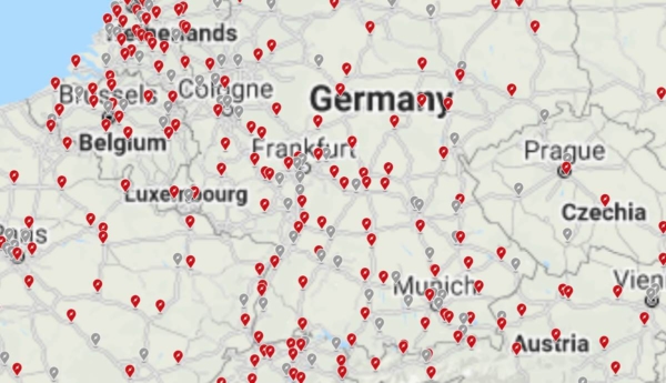 Interaktive Karte zeigt Supercharger-Stationen - Teslamag.de