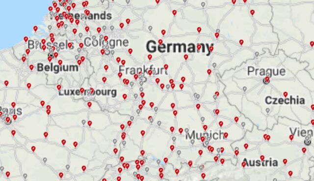 tesla supercharger karte planung 2021 deutschland