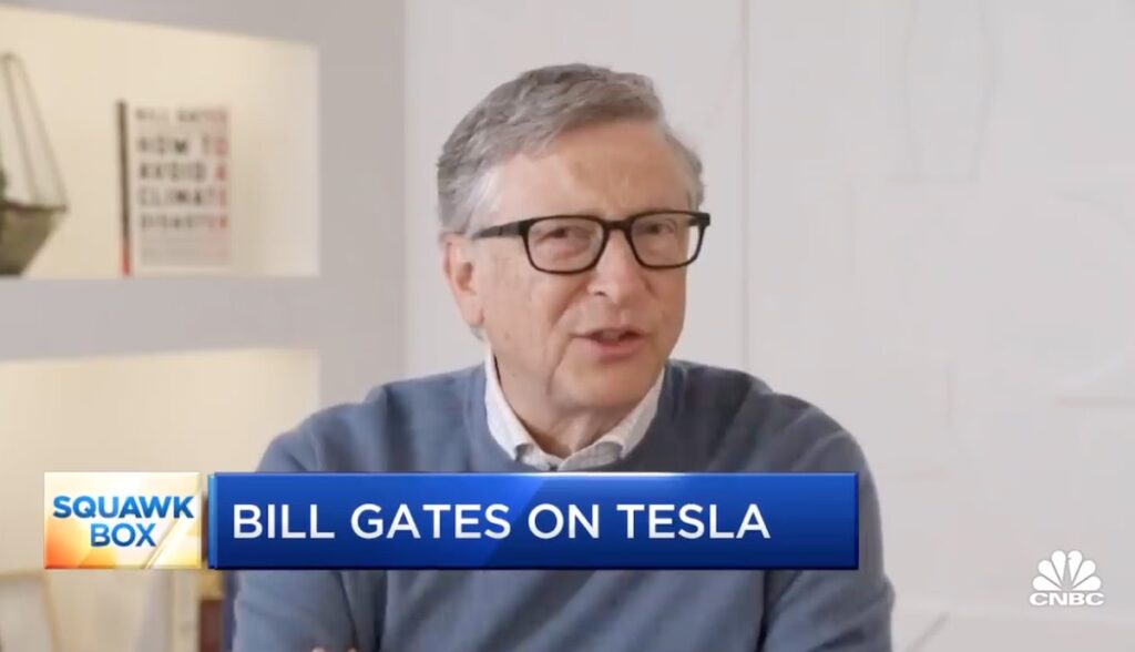 bill gates interview tesla leerverkauf