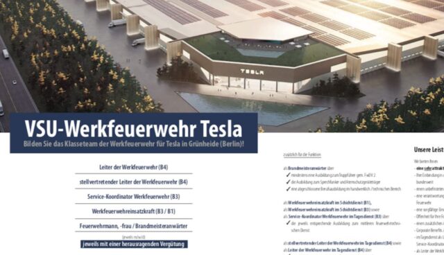 tesla giga berlin werkfeuerwehr jobs vsu