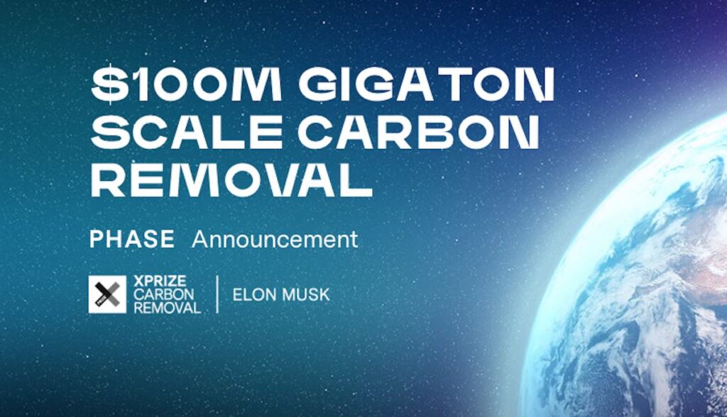 xprize carbon removal 100 mio elon musk