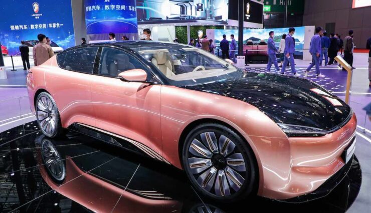 hengchi elektroauto messe auto shanghai 2021