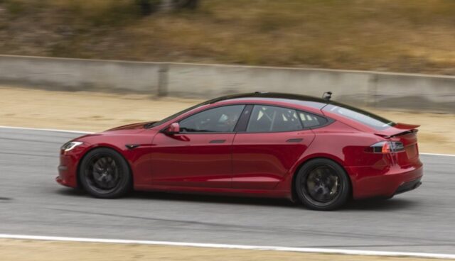 tesla model-s plaid laguna seca spoiler