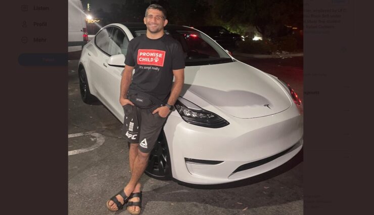 tesla model-y ufc dariush leihwagen