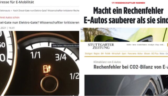 elektroauto studie co2 zeitungen