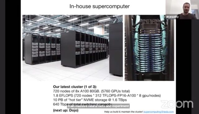 tesla supercomputer karpathy vortrag