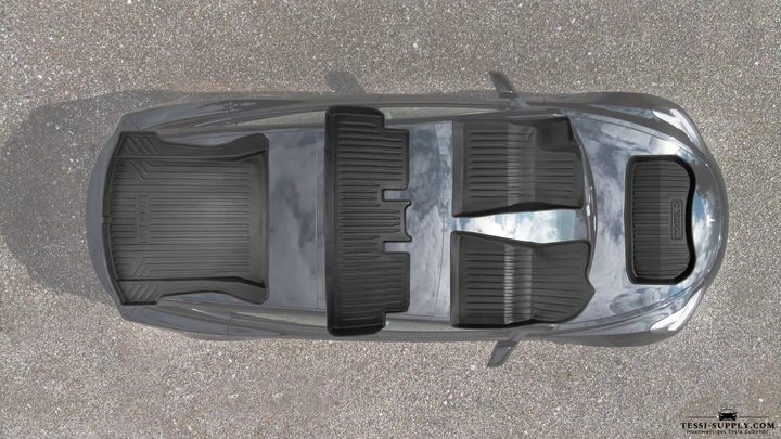 Tesla Model Y Allwetter-Innenraummatten Hochwandig Fußmatten