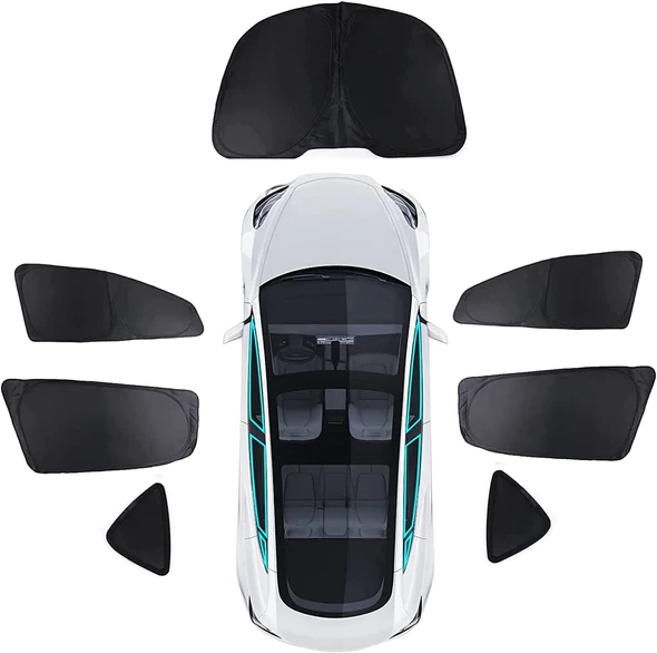 Model3 Upgrade Sonnenschutz für Tesla Modell 3 y s x Auto Seiten