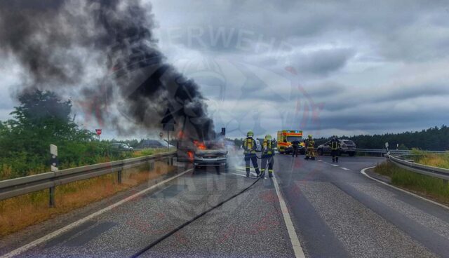 a10 auto brand tesla feuerwehr