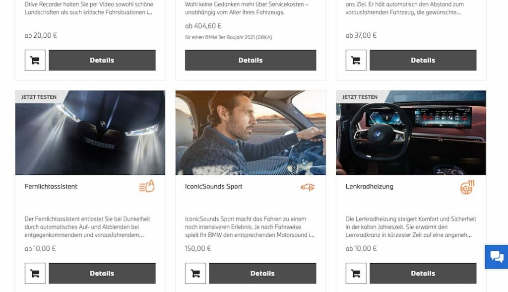 bmw website connected drive abos