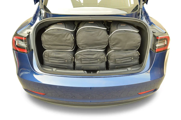 Kofferraumtaschen Set für TESLA MODEL S Bj 11.13-03.16