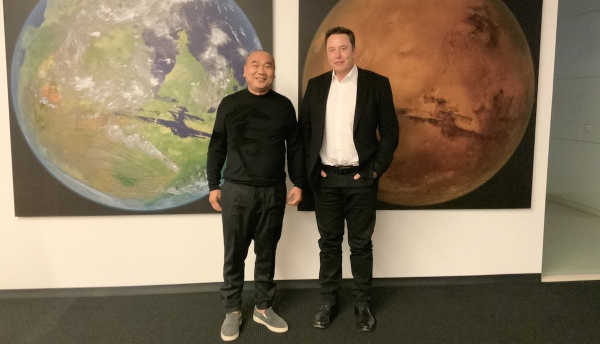 elon musk leo koguan spacex tesla aktien