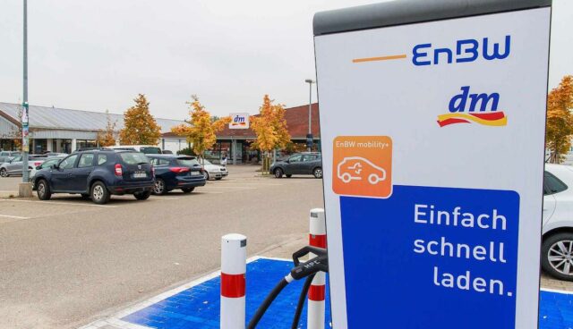 enbw ladesaeule dm markt