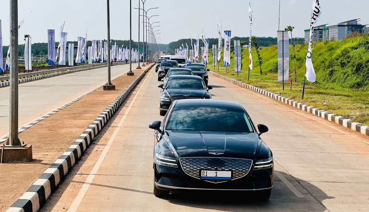 genesis g80 elektroauto indonesien praesident