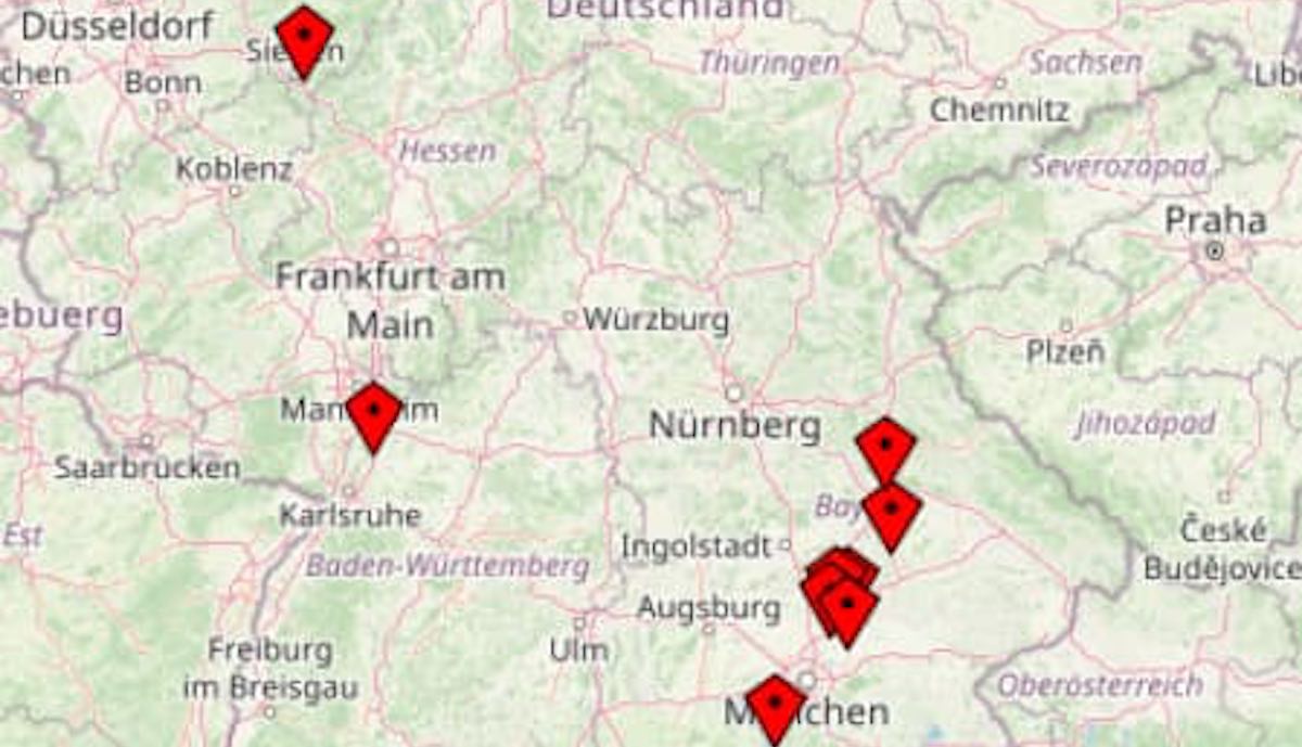 karte deutschland tesla phantom bremsungen dez23