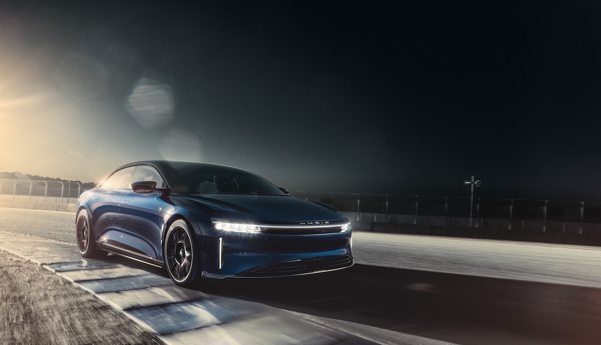 lucid air sapphire elektroauto