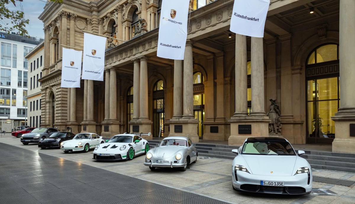 porsche boersengang frankfurt boerse