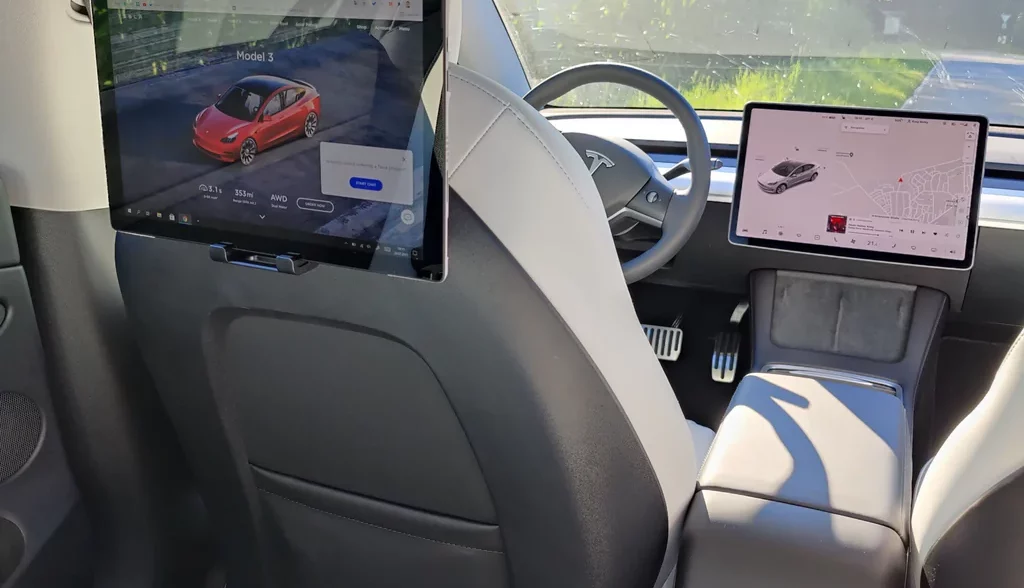 GENTRE Auto Leder Sitzbezügesets für Tesla Model 3 2019 2020 2021