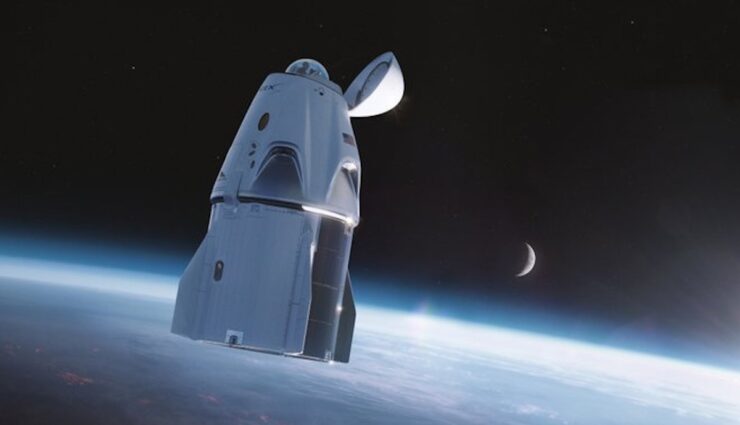 spacex dragon kapsel kuppel