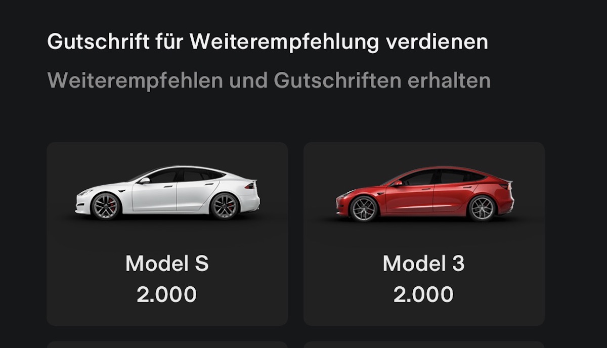 tesla app referral credits neu