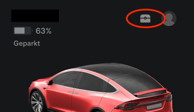 tesla app start beutekiste