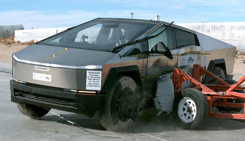 tesla cybertruck crashtest nhtsa