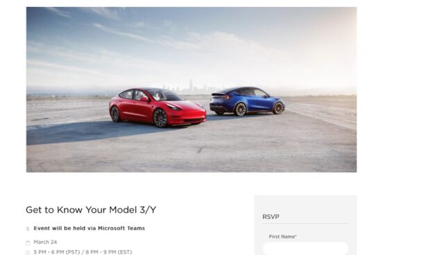 tesla event webseite neukunden