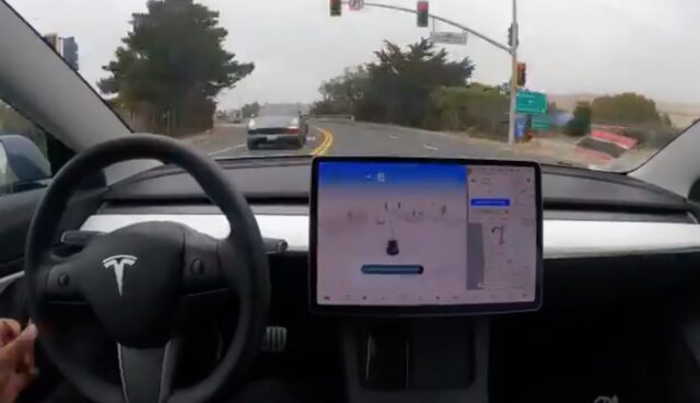 tesla fsd beta v9 test ampel