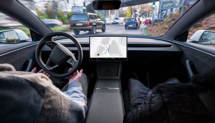 tesla fsd cockpit hands off